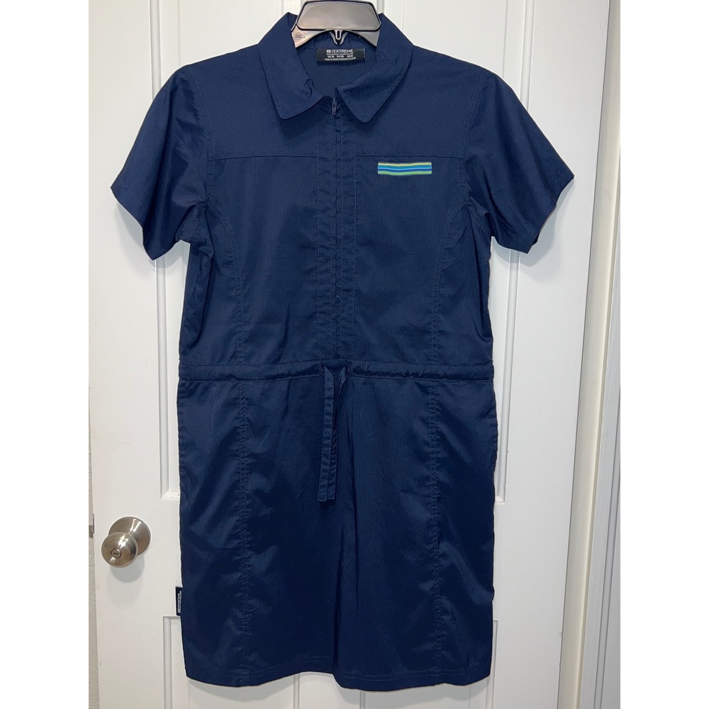 Mountain Warehouse Extreme Navy Blue Ripstop Travel Hiking Dress Womens 8
